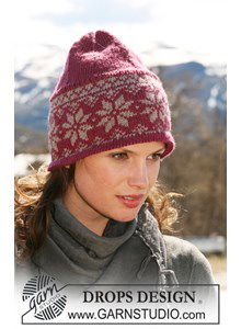 Muts met noors patroon