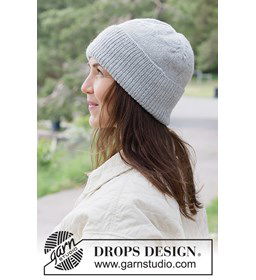 Muts Silverveil Hat gemaakt van Drops Baby Merino