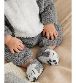 Poezepootjes sloffen gemaakt van Phildar Phil Douce