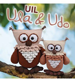 Uil met uilskuiken gemaakt van Durable Glam