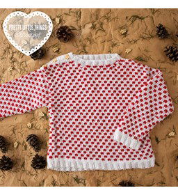 Kerst trui gemaakt van Scheepjes Eliza