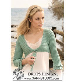 Bolero gemaakt van Drops Safran