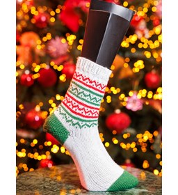Classic Xmas kerstsokken gemaakt van Handwerk accesoires