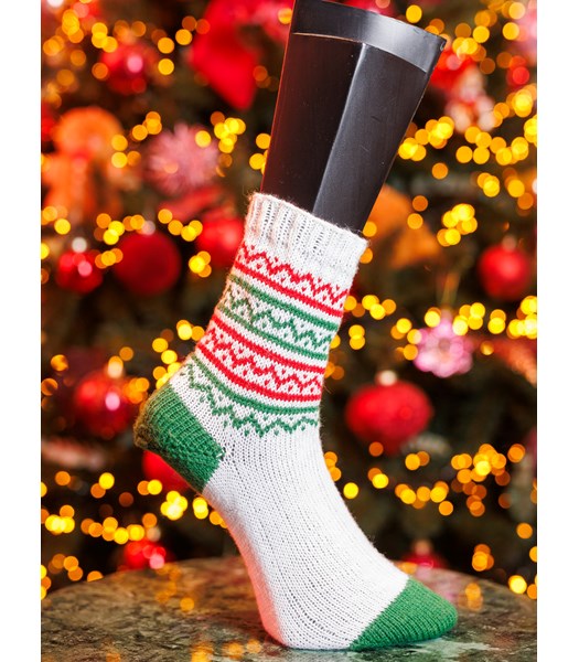 Breipatroon Classic Xmas kerstsokken