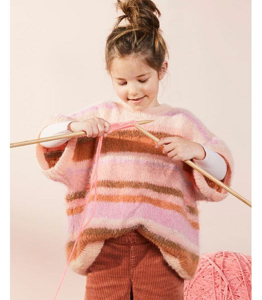 Breipatroon Meisjes poncho