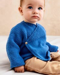 Breipatroon Wikkelvestje met dubbele overslag