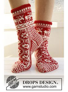 Gebreide kerstsokken