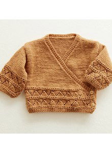 Wikkelvest met V-hals