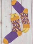 Breipatroon Sokken met bananen