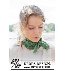 Fern Valley Scarf gemaakt van DROPS Flora