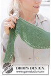 Breipatroon Fern Valley Scarf van andere kant