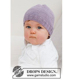 Babymuts gemaakt van Drops Baby Merino