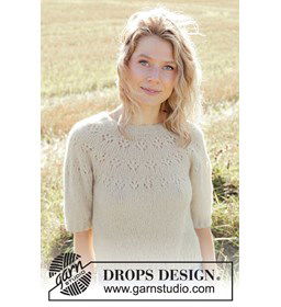 Lentemist Trui gemaakt van Drops Brushed Alpaca Silk