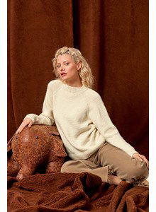 Damestrui met ronde hals