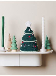 Denneboom met glimlach