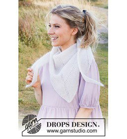 Sjaal gemaakt van Drops Kid Silk