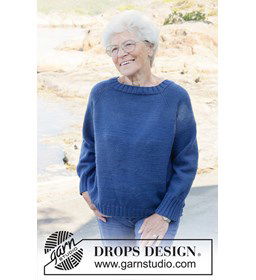 Deep River Trui gemaakt van Drops Daisy