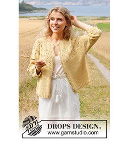 Damesvest gemaakt van knopen