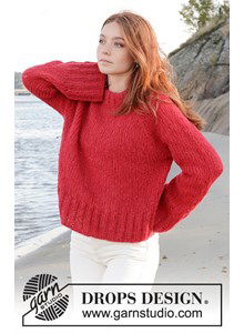 Damestrui met dubbele halsrand en wijde mouwen