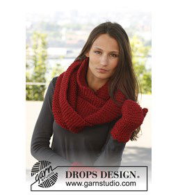 Halswarmer gemaakt van Drops Andes