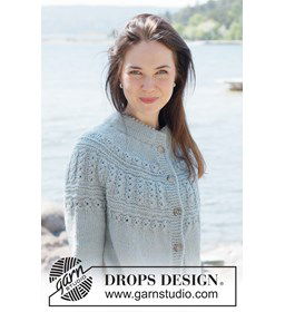 Arctic Island Cardigan gemaakt van Drops Nepal