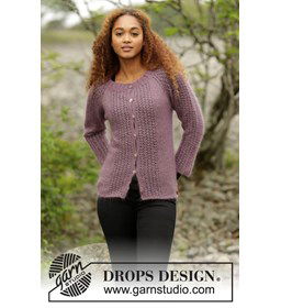 Damesvest gemaakt van Drops Kid Silk