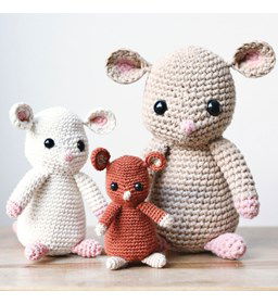 Muis gemaakt van Scheepjes Catona 50 - 100 gram