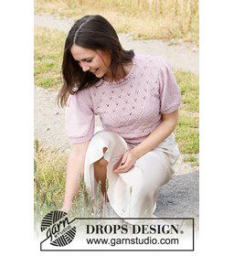 Dames shirt gemaakt van Drops Alpaca