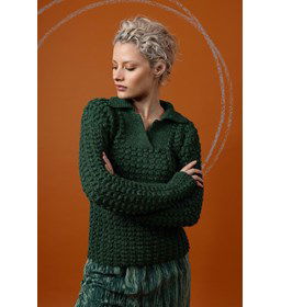 Damestrui Arcacia met noppenpatroon gemaakt van Lang Yarns Alpaca Soxx 4-ply