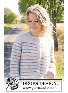 Top-down gebreid vest met tweed en zachte mohair-zijde