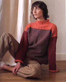 Damestrui met een in kleur afstekende pas