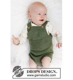 Romperte met zak gemaakt van Drops Baby Merino