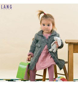 Vest gemaakt van Lang Yarns Malou Light uni en color