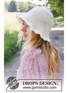 Zonnehoed met golvende rand