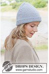 Breipatroon Muts Ice Bloom Hat van andere kant