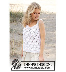 Damestop zonder mouwen gemaakt van Drops Paris