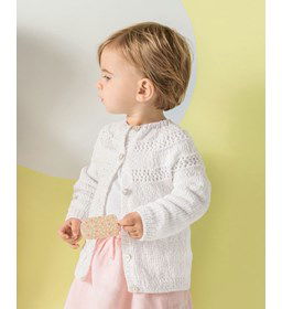 Peutervest gemaakt van Phildar Phil Pop Corn