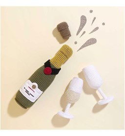 Champagne setje Ricorumi The winner is gemaakt van Rico Ricorumi