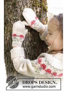 Wanten in herfstpatroon