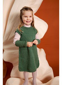 Meisjesjurk met polswarmers Venus