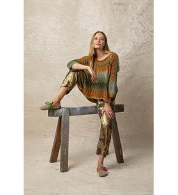 Damestrui met ovaalpatroon gemaakt van Lang Yarns Paradise