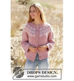 Dames vest gemaakt van Drops Air