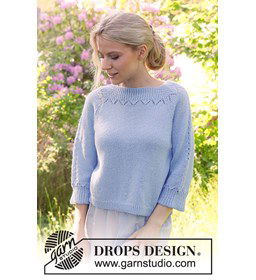 Drops trui Lost in de Sky gemaakt van Drops Alpaca