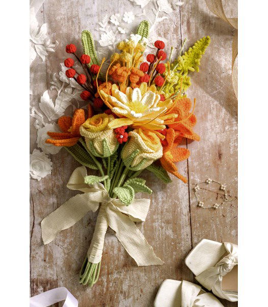 Haakpatroon Bruidsboeket