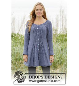 Dames vest gemaakt van Drops Nepal