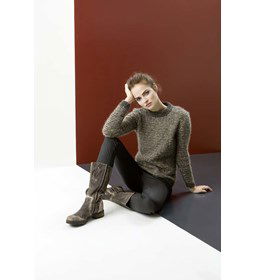 Trui gemaakt van Lang Yarns Mohair trend (op=op)