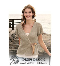 omslagvest met korte mouwen .