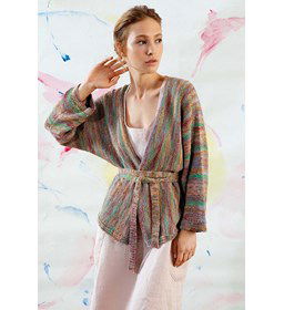 Damesvest gemaakt van Lang Yarns Karma