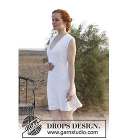 Gebreide tuniek gemaakt van Drops Bomull lin