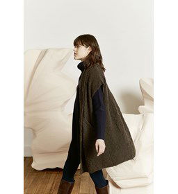 Damesvest gemaakt van Lang Yarns Malou Light uni en color